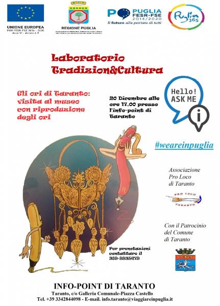 Laboratorio Tradizion&Cultura. 2° appuntamento
