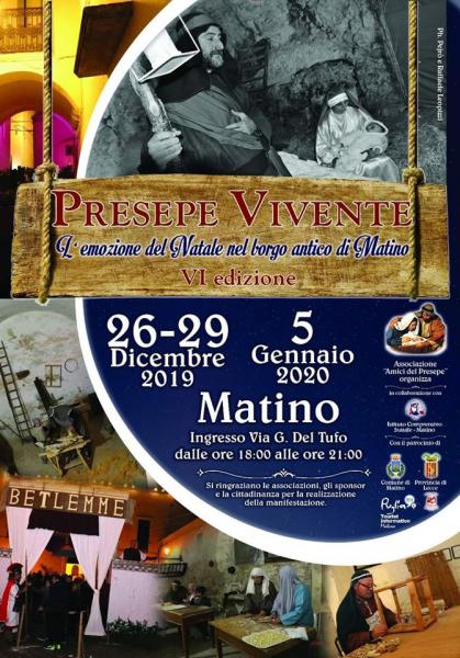 VI Edizione Presepe Vivente 2019/2020 - Matino