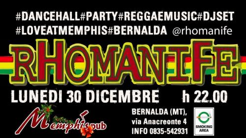 Rhomanife djSet at Memphis Pub