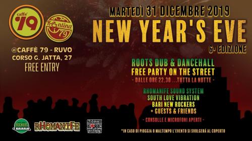 I Rhomanife per il New Year's Eve - free party on the street