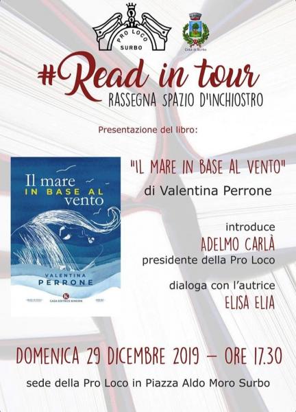 "Il mare in base al vento": la Pro Loco di Surbo ospita Valentina Perrone per l'avvio di #Read in tour