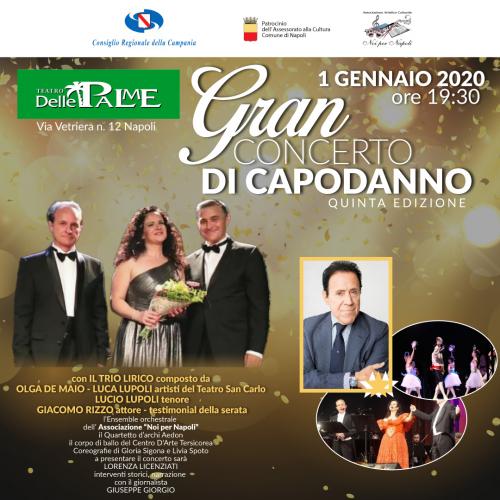 Gran Concerto di Capodanno V Edizione Teatro delle Palme Napoli