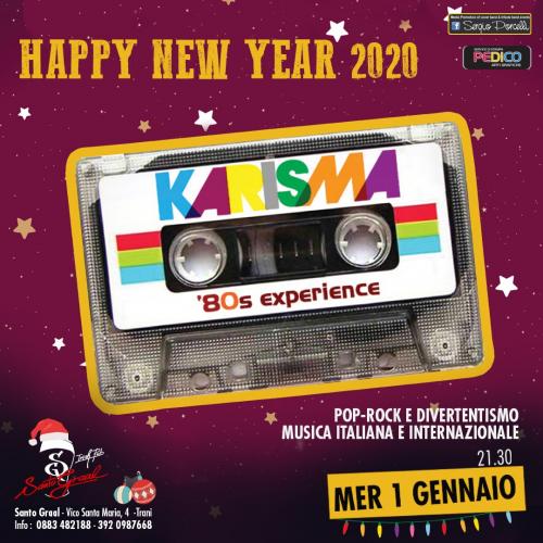 Happy new year 2020 - Karisma ' 80 experience live a Trani