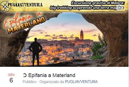 Epifania a Materland - Escursione Gravina di Matera - Big Trekking scoprendo una terra magica