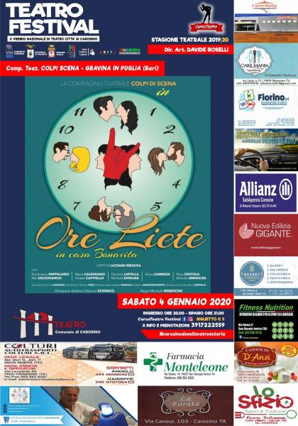 ORE LIETE IN CASA BONAVITA - Teatro Festival