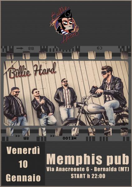 Billie Hard al Memphis Pub!