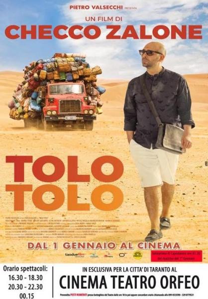 “Tolo Tolo” il film di Checco Zalone in anteprima a Taranto