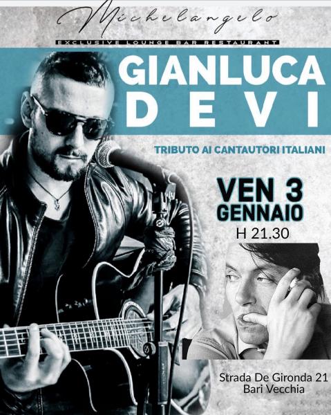 Omaggio ai Cantautori Italiani - Gianluca Devi @ Michelangelo Lounge Bar