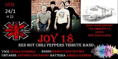 Joy 18 Red Hot Chili Peppers live @Miro Caffè bistrot