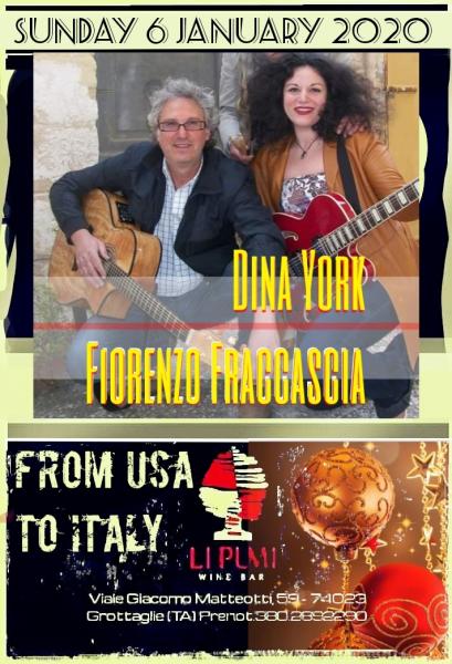 Dina York e Fiorenzo Fraccascia- From Usa to Italy