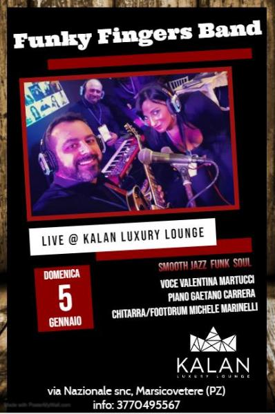 Funky Fingers Band Trio Live al KALAN LUXURY LOUNGE