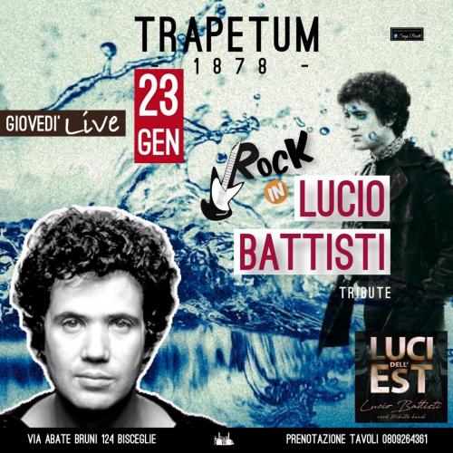 LUCI Dell'est Lucio Battisti ROCK tribute live a Bisceglie