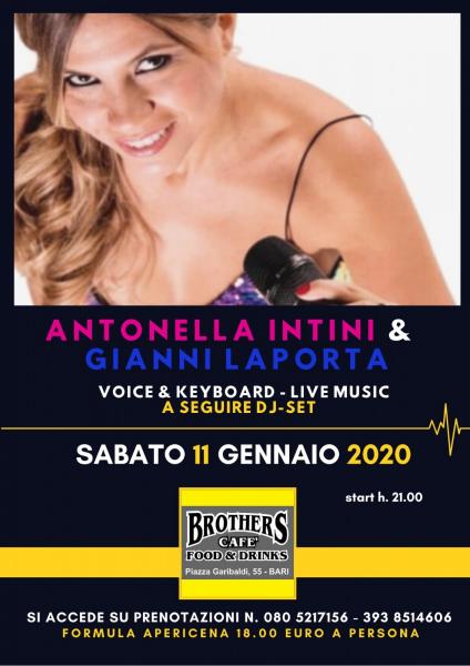 Antonella Intini Duo live @ Brothers Cafè