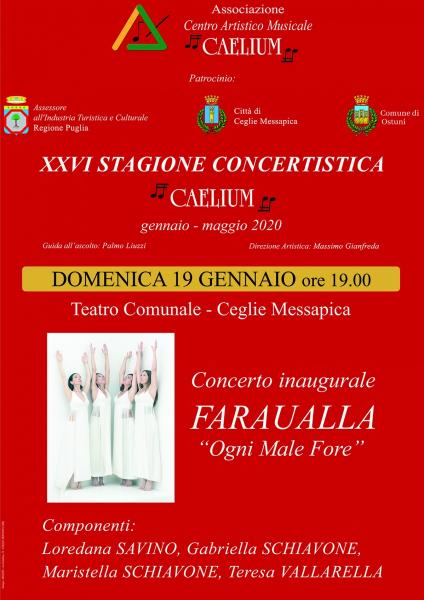 XXVI Stagione Concertistica Ass. Caelium - FARAUALLA