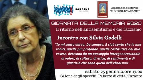 Io mi sento ebrea - Testimonianza di Silvia Godelli. Giornata della Memoria 2020