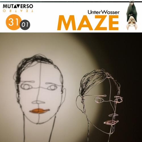 Teatro visuale e arte contemporanea a Mutaverso Teatro con la live performance "Maze"