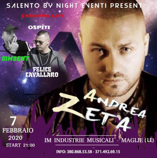 Andrea Zeta Live Concerto - Prima volta a Lecce, Evento unico