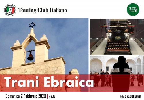 La Trani Ebraica con il Touring Club Italiano, una domenica tra visite guidate e teatralizzazioni a tema