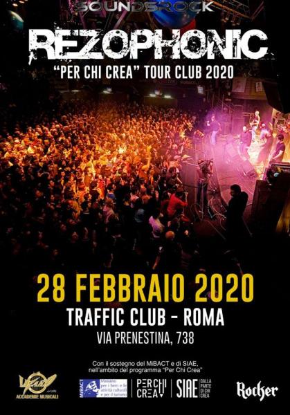 Rezophonic "Per Chi Crea" TOUR 2020