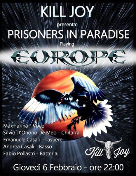 Prisoners In Paradise - Europe Tribute