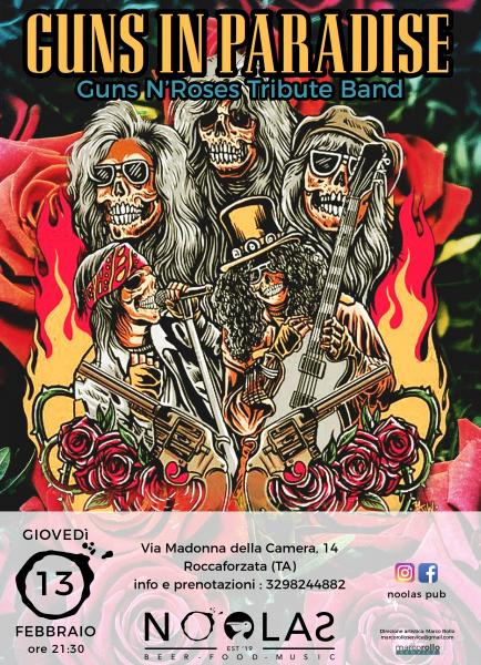 GUNS IN PARADISE - Guns N'Roses Tribute band