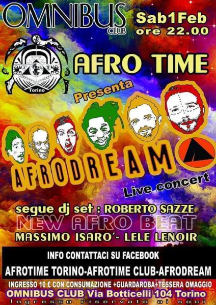 Afrodream Live Concert + Dj Set