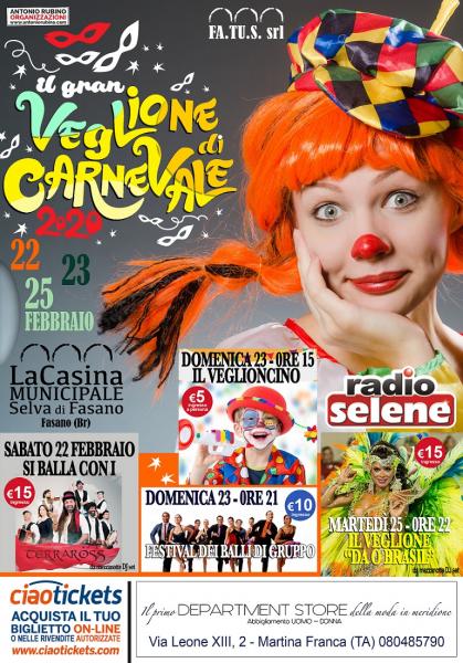 Il più bel Veglione del Carnevale 2020 in Puglia
