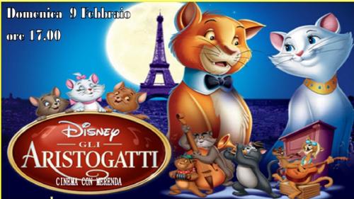 GLI ARISTOGATTI. Cinema con merenda