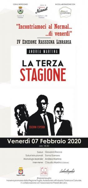 Andrea Martina racconta "La Terza Stagione" (ed. Esperdi)