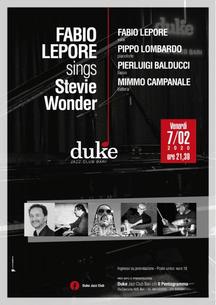 “Fabio Lepore sings Stevie Wonder”