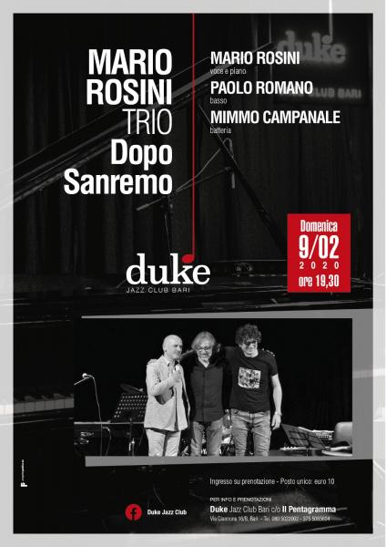 Mario Rosini Trio - “Dopo Sanremo”