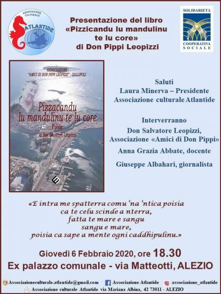 Atlantide presenta "Pizzicandu lu mandulinu de lu core" di Don Pippi Leopizzi
