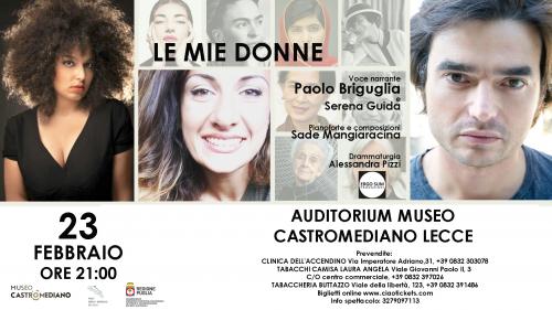 "Le mie donne" di Alessandra Pizzi in scena a Lecce e a Casarano