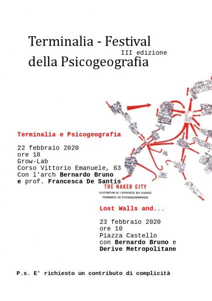 Terminalia Festival della Psicogeografia - Lost walls and...