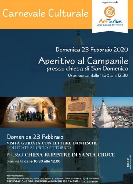 Carnevale culturale - Dante in Santa Croce e Aperitivo al Campanile