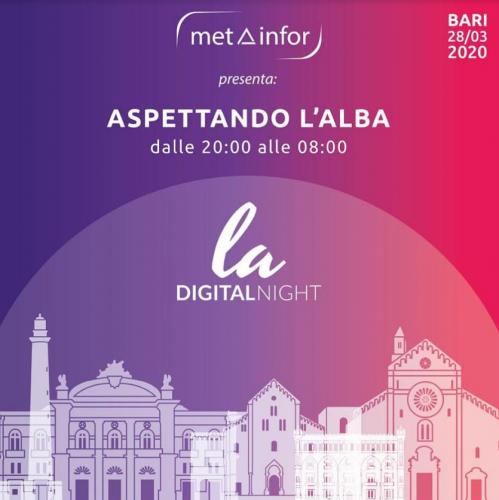 Aspettando l’alba - La Digital Night di Bari