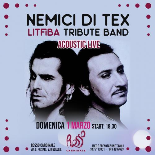 Nemici di Tex - Litfiba tribute band - acoustic live a Bisceglie