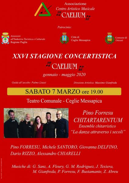 XXVI Stagione Concertistica Caelium - Concerto Ensemble Chitarristico "Pino Forresu - Chitartarentum"