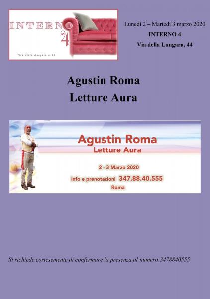 Augustin Roma e le letture Aura ad Interno 4