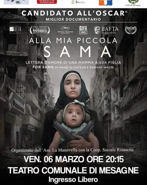 Film: "Alla mia piccola Sama" film diretto da Waad Al-Khateab e Edward Watts