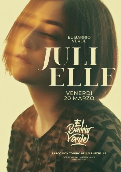 Il pop internazionale di Julielle live a El Barrio Verde