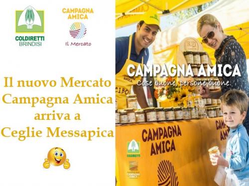 CEGLIE MESSAPICA (BR). Si inaugura il Mercato Campagna Amica