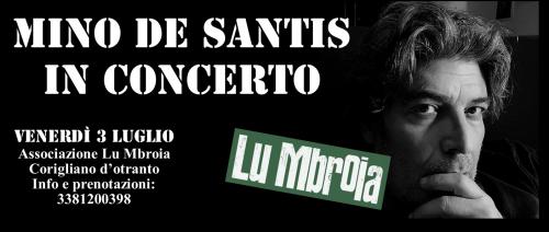 Mino De Santis in concerto!