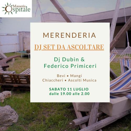 Merenderia - dj Set da Ascoltare con dj Dubin & Federico Primiceri