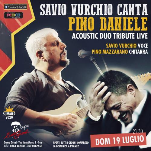 Savio Vurchio canta Pino Daniele a Trani