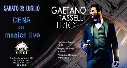 Gaetano Tasselli Trio Live a Tenuta Gemi