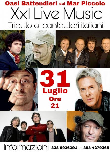 xxl live music - omaggio ai cantautori italiani