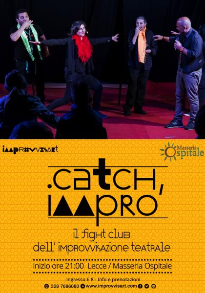"Catch Imprò", il Fight Club dell'Improvvisazione Teatrale