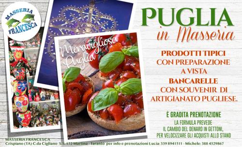 Serata Pugliese in Masseria Francesca Domenica 26 Luglio