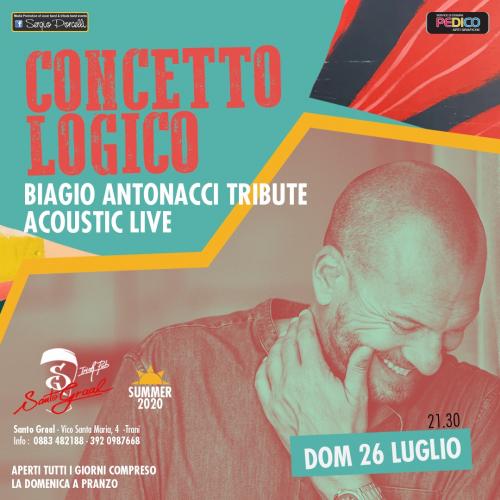 Concetto Logico - Biagio Antonacci tribute - acoustic live Trani